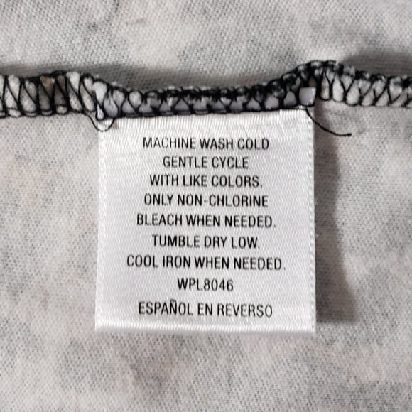 Charter Club Luxury Pima Cotton Black Tan Paisley Top, M - Picture 8 of 8